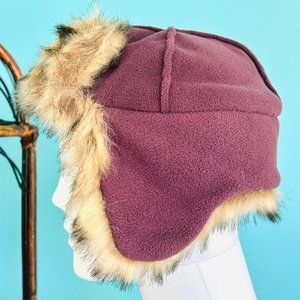 GAP faux fur trapper hat (size S/M)